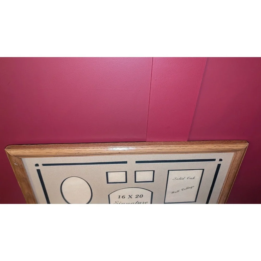 VINTAGE MCM Customizeable Photo Wall Frame 7 pic 21.5